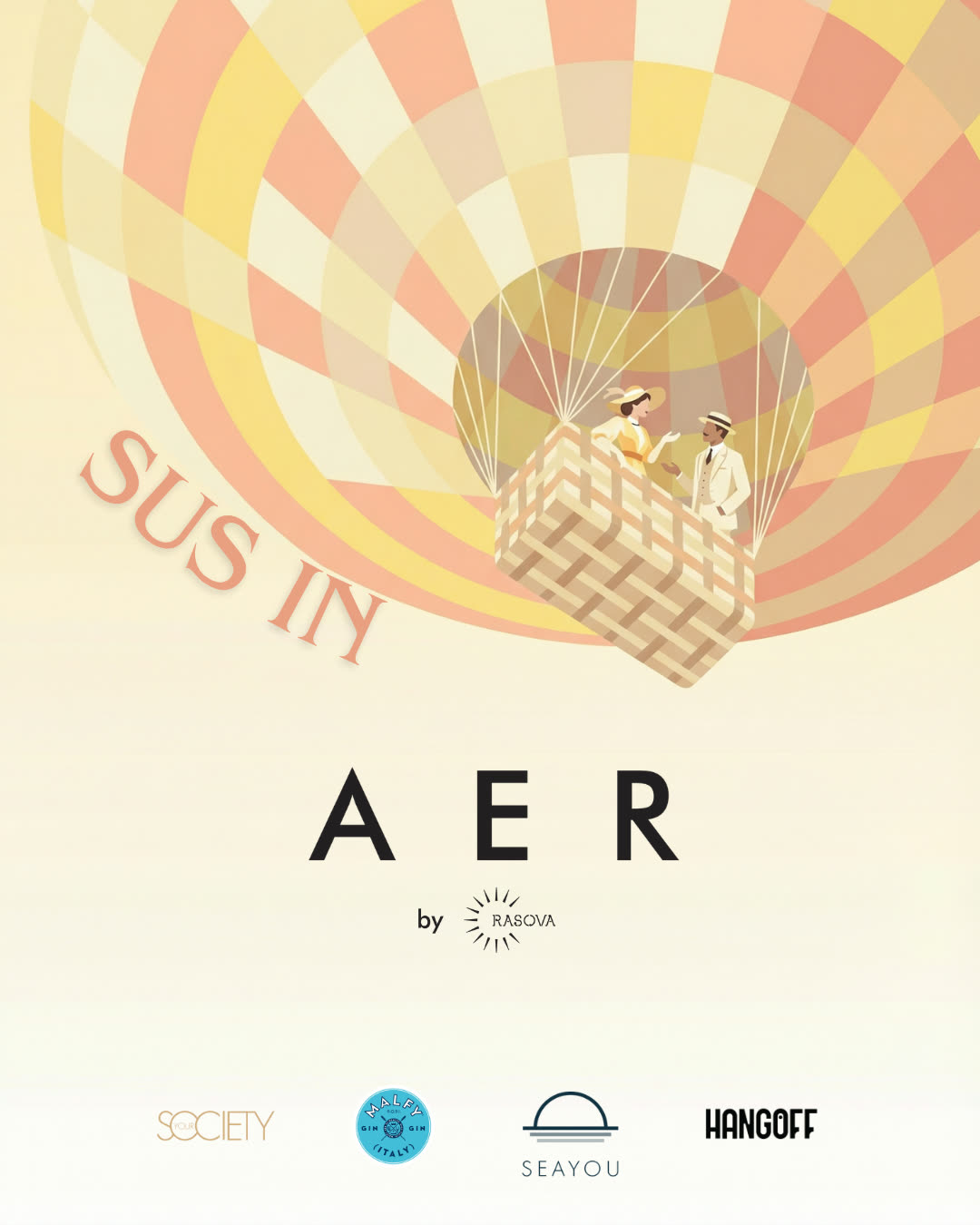 Afiș din seria Sus în AER