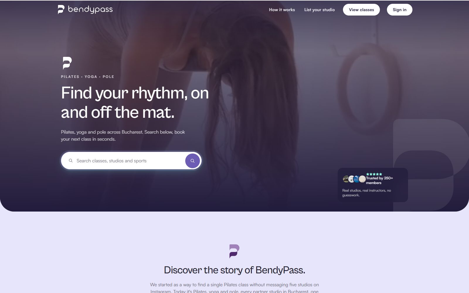 BendyPass: platformă de rezervări și social media