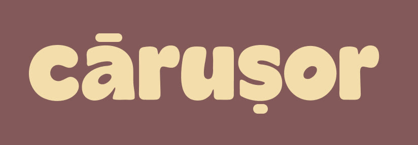 Wordmark-ul cărușor pe bordo